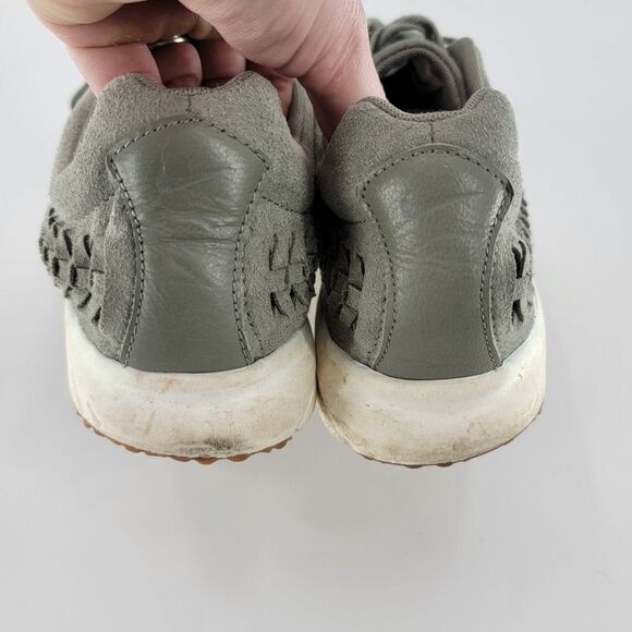 Nike mayfly shoes 10 green woven braided running - Picture 6 of 8